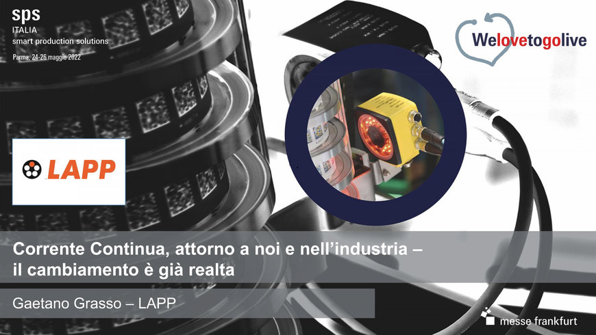 LAPP A SPS ITALIA 2022 PORTA IN SCENA LA SICUREZZA E AFFIDABILITÀ  DELLE RETI INDUSTRIALI